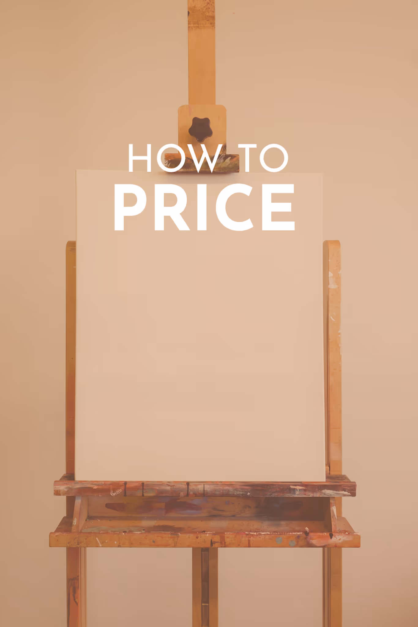Blank artist’s canvas on a wooden easel with the text "HOW TO PRICE," overlaid by a pricing guide for next-gen learning tools, including freemium offers, pay-per-map rates, bulk discounts, and subscription options.